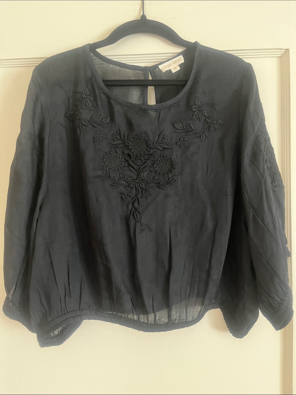 Louise Misha black top size 38